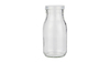 Glas Vase m/ klar plastiklg -  5,5 cm - Hjde: 12 cm