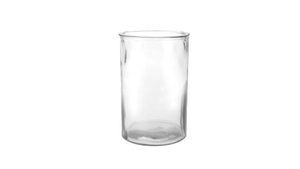 Amy Cylinder Vase - Ø 10 cm - Højde: 15 cm - Transparent