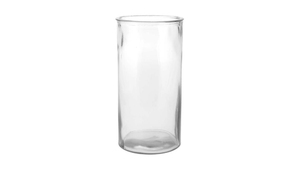 Amy Cylinder Vase - Ø 13 cm - Højde: 24 cm - Transparent