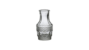 Tiny Flaske Vase - Ø 4,5 cm - Højde: 8 cm - Transparent