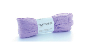 Silk Plisse Bånd - 15 cm x 5 m - Syren