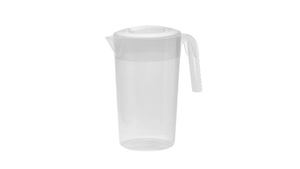 Serveringskande m/låg - 2 liter - Klar plast