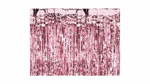 Glimmerforhæng - Rose Gold - 90 cm x 250 cm