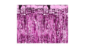 Glimmerforhæng - Purple - 90 cm x 250 cm