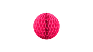 Honeycomb Ball - Dark Pink - 10 cm - 1 stk./ps