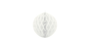 Honeycomb Ball - White - 10 cm - 1 stk./ps