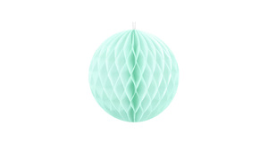 Honeycomb Ball - Light Mint - 20 cm - 1 stk./ps