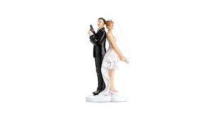 Kagepynt - Nygifte - Hemmelige agenter - 14,5 cm