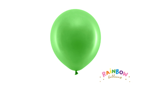 Rainbow Balloner 23 cm - Pastel Green - 10 stk./ps