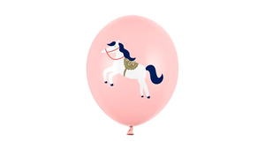 Ballon - LITTLE HORSE- Pink - 30 cm - 6 stk./ps