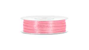 SATIN Light Pink - Satinbånd 3 mm x 50 m