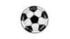 Paptallerkener -  18 cm - Fodbold