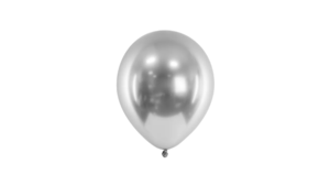 Balloner Glossy - 30 cm - Slv - 10 stk./ps