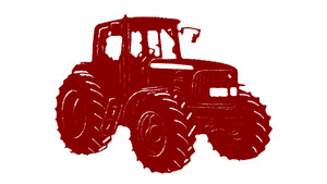 Traktor - Bordeaux - 10 stk./ps