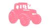 Traktor - Gl Rosa - 10 stk./ps